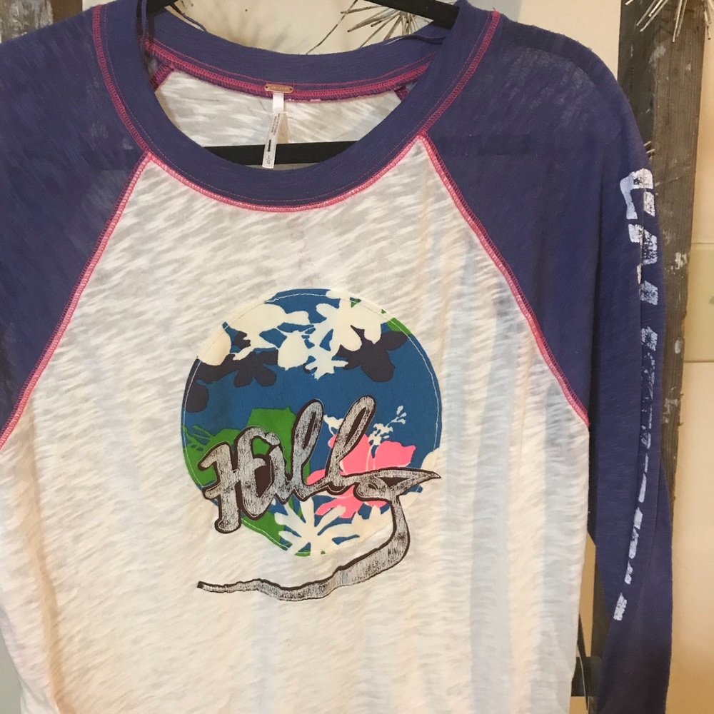 FREE PEOPLE graphic California tunic